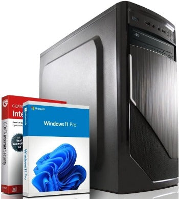 Webplanet Intel Core i7 6700 Multimedia PC - Schneller Computer für Büro & Home Office - Rechner mit 4 GHZ - 32GB RAM DDR4-1TB SSD+4TB - DVD+RW - USB 3 - WLAN - Windows 11 Pro