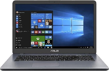 ASUS SSD (17,3 Zoll HD++) Notebook (AMD A4-9125 2x2.60 GHz, 8GB DDR4, 512 GB SSD, 4GB Radeon R3 Graphics, HDMI, Webcam, Bluetooth, USB 3.0, Windows 10)