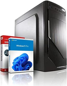 Webplanet AMD Athlon Entry Gaming/Multimedia/Office Computer | AMD Ryzen3 Pro 2100, 4-Threads, 3.4 GHz | 16GB DDR4 | 3Kern Grafik Radeon Vega3 4GB | 256 GB SSD | WLAN | Win11