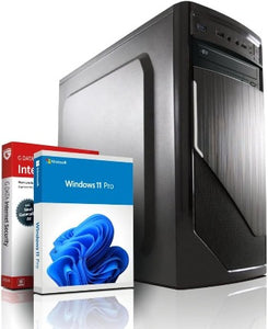 Webplanet Silent PC SSD Computer Intel Core i5® 4590S, 4 Kerne, 3.7 GHz | 16GB | 512GB SSD | Intel HD 2xDP/VGA | WLAN | DVD±RW | USB 3.0 | Win11 64-Bit